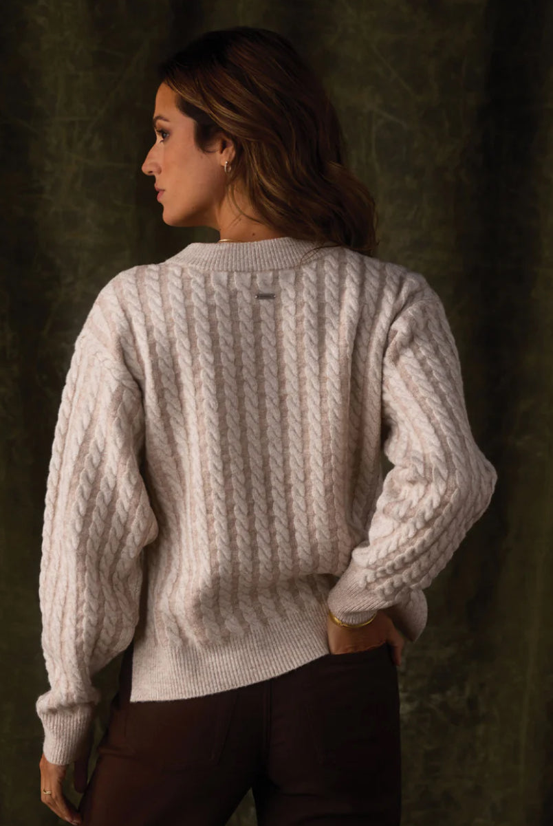 The Normal Brand Cable Splitside Sweater