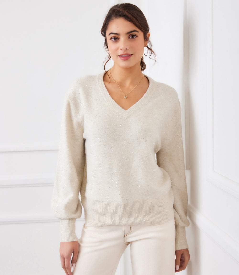 Karen Kane Sequin Sweater